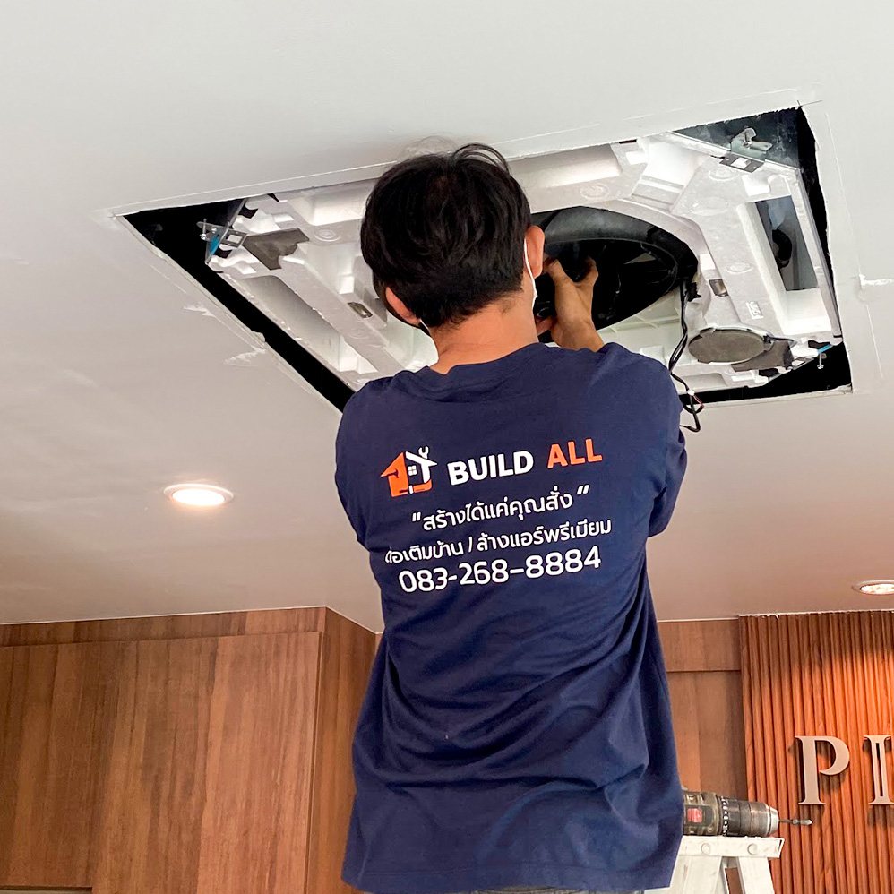 ล้างแอร์ 4 ทิศทาง และแอร์แขวนทุก BTU