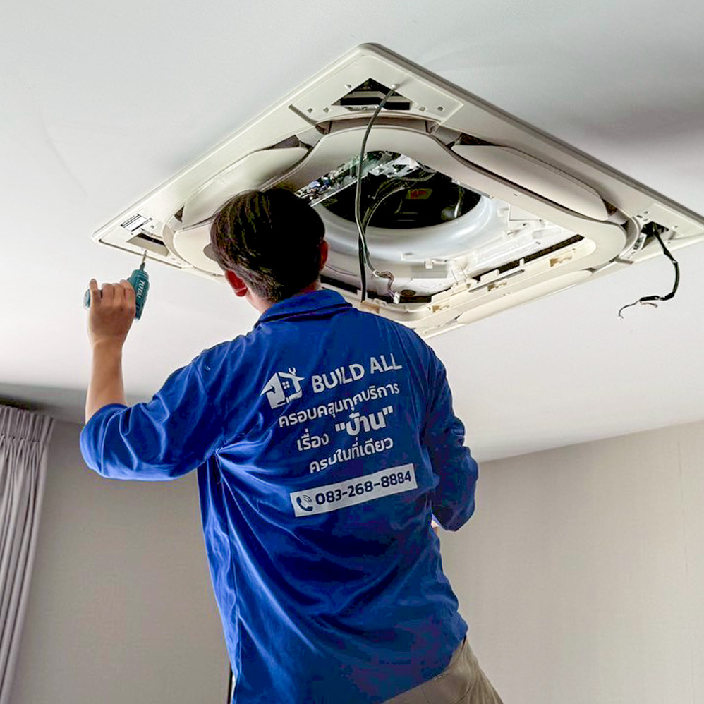 ล้างแอร์ 4 ทิศทาง และแอร์แขวนทุก BTU